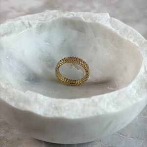 Gold Textured Ring
